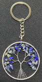Lapis Lazuli Tree of Life Keychain