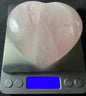 Rose Quartz Heart Carving 318.2g