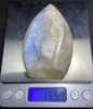 Moonstone Freeform with Blue Flash, 155.3g