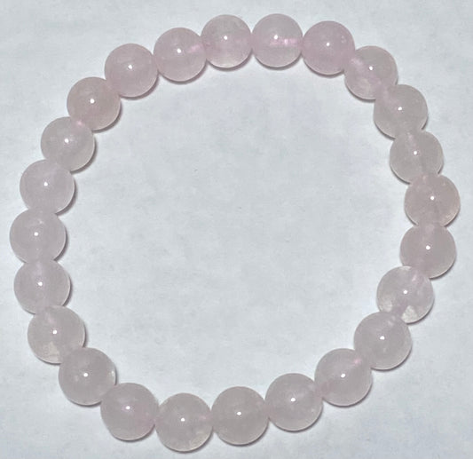 6mm Rose Quartz Bracelet